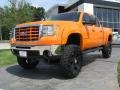 Custom Orange - Sierra 2500HD Z71 Crew Cab 4x4 Photo No. 6