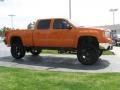 Custom Orange - Sierra 2500HD Z71 Crew Cab 4x4 Photo No. 25