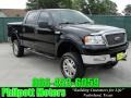 2005 Black Ford F150 Lariat SuperCrew 4x4  photo #1