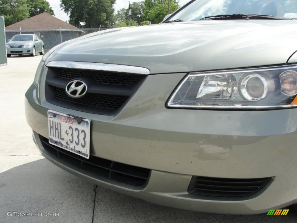 2008 Sonata GLS - Natural Khaki Green / Gray photo #11