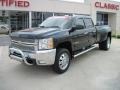 Black 2007 Chevrolet Silverado 3500HD LT Crew Cab 4x4 Dually