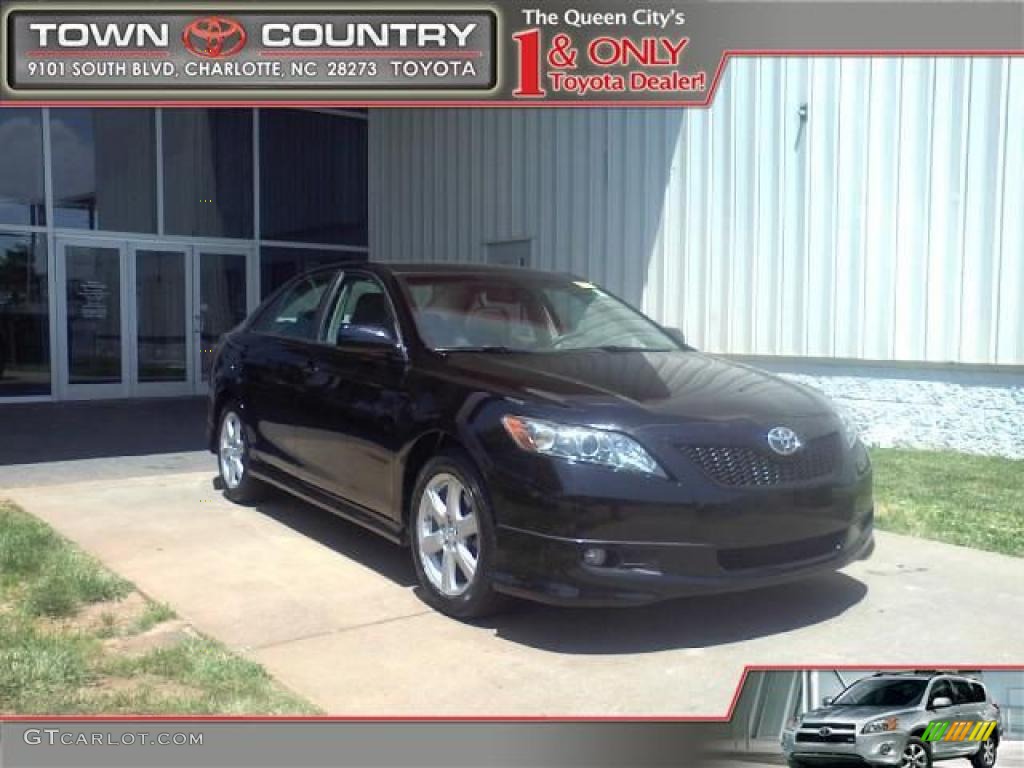2007 Camry SE - Black / Dark Charcoal photo #1