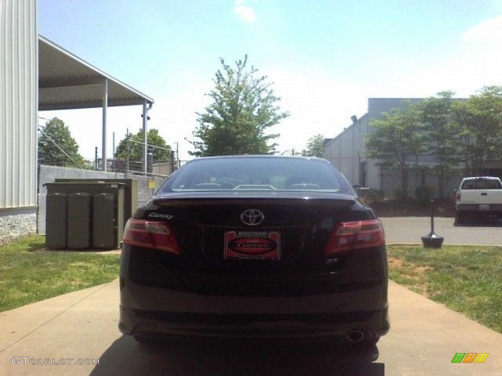 2007 Camry SE - Black / Dark Charcoal photo #4
