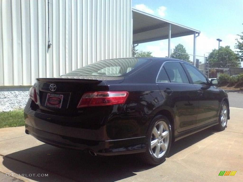 2007 Camry SE - Black / Dark Charcoal photo #17