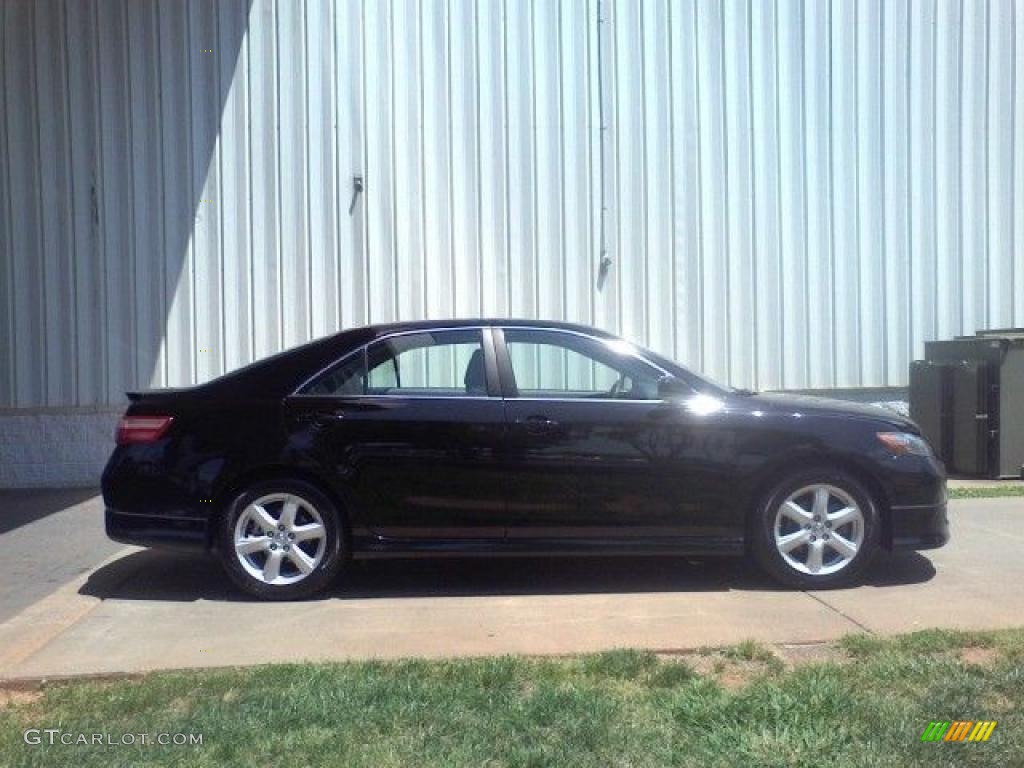 2007 Camry SE - Black / Dark Charcoal photo #18