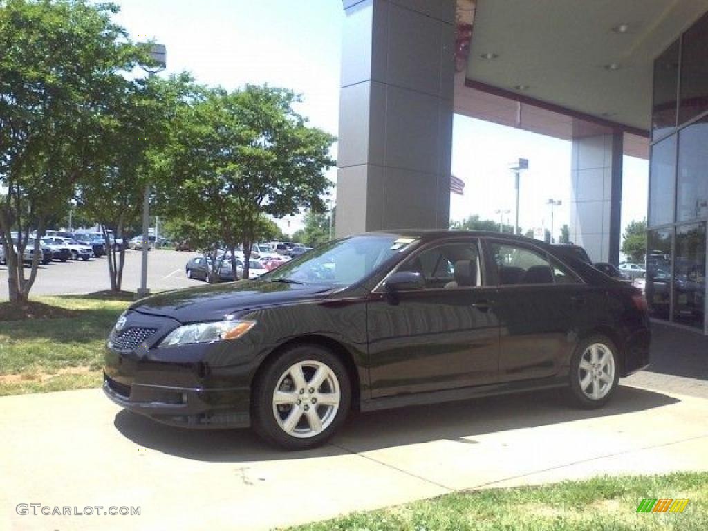 2007 Camry SE - Black / Dark Charcoal photo #19