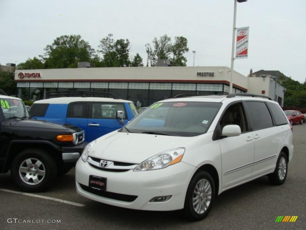 2007 Sienna XLE Limited AWD - Natural White / Taupe photo #1