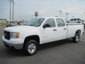Summit White - Sierra 2500HD Work Truck Crew Cab 4x4 Photo No. 1