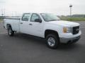 Summit White - Sierra 2500HD Work Truck Crew Cab 4x4 Photo No. 3