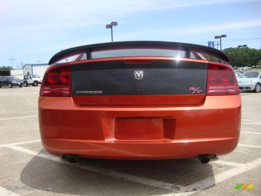 Go Mango! Orange 2006 Dodge Charger R/T Daytona Exterior Photo #29928769