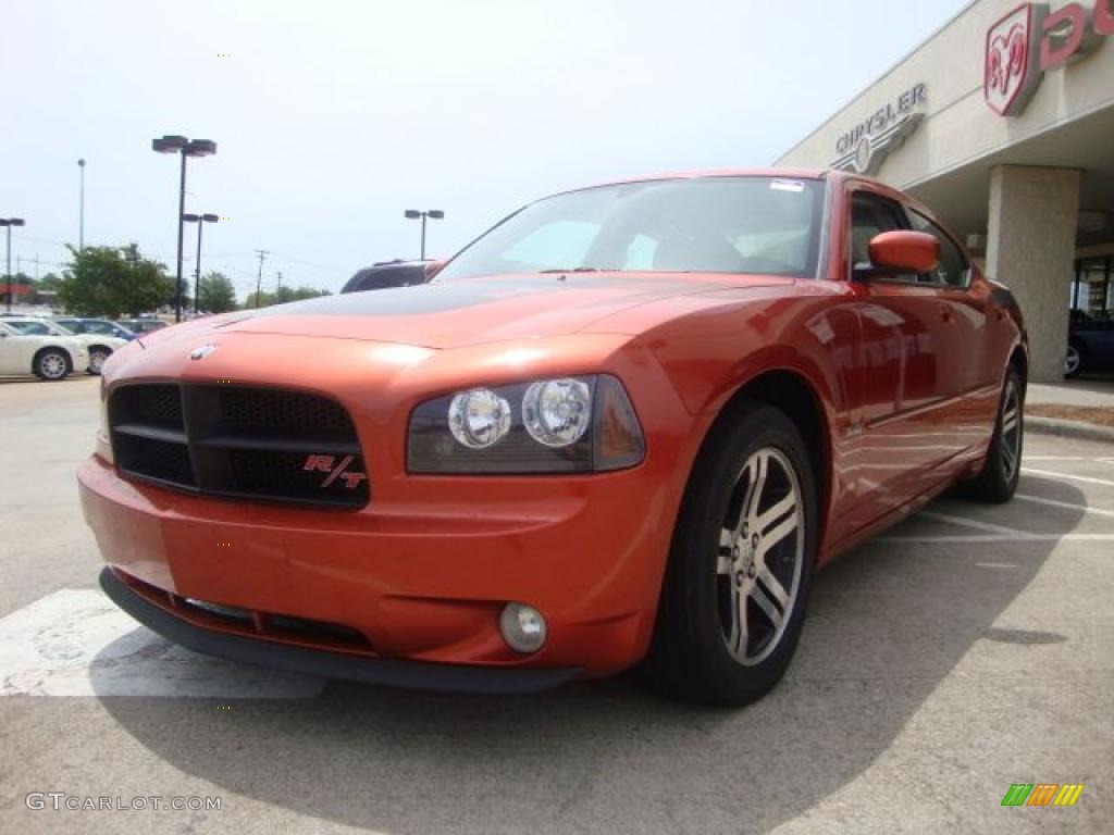 Go Mango! Orange 2006 Dodge Charger R/T Daytona Exterior Photo #29928845