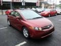 2007 Habanero Red Pearl Honda Civic EX Sedan  photo #6