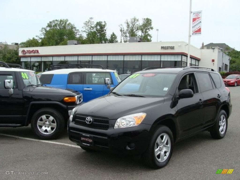 2007 RAV4 4WD - Black / Ash Gray photo #1