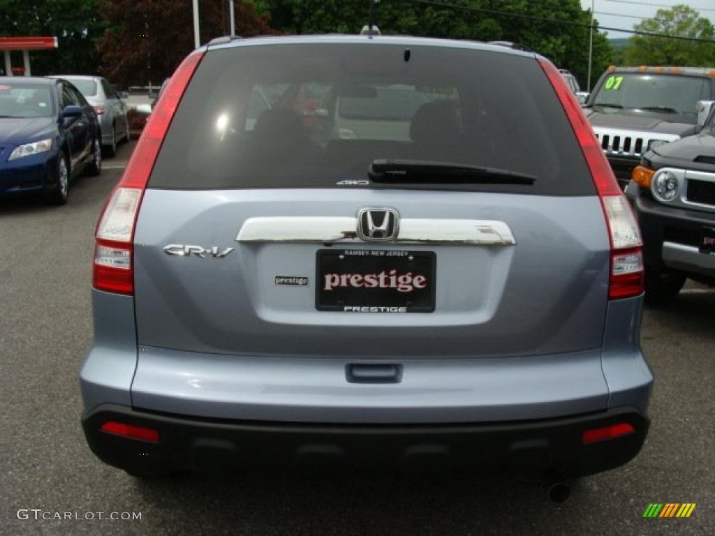 2007 CR-V EX-L 4WD - Glacier Blue Metallic / Gray photo #5