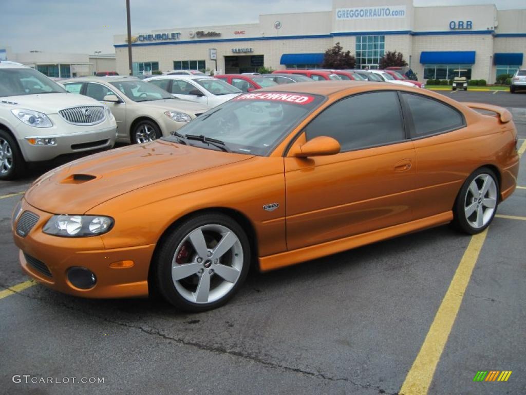 Brazen Orange Metallic Pontiac GTO