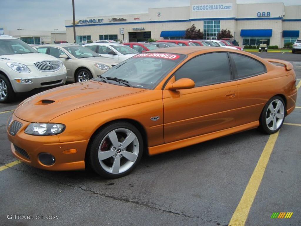 2006 GTO Coupe - Brazen Orange Metallic / Black photo #1