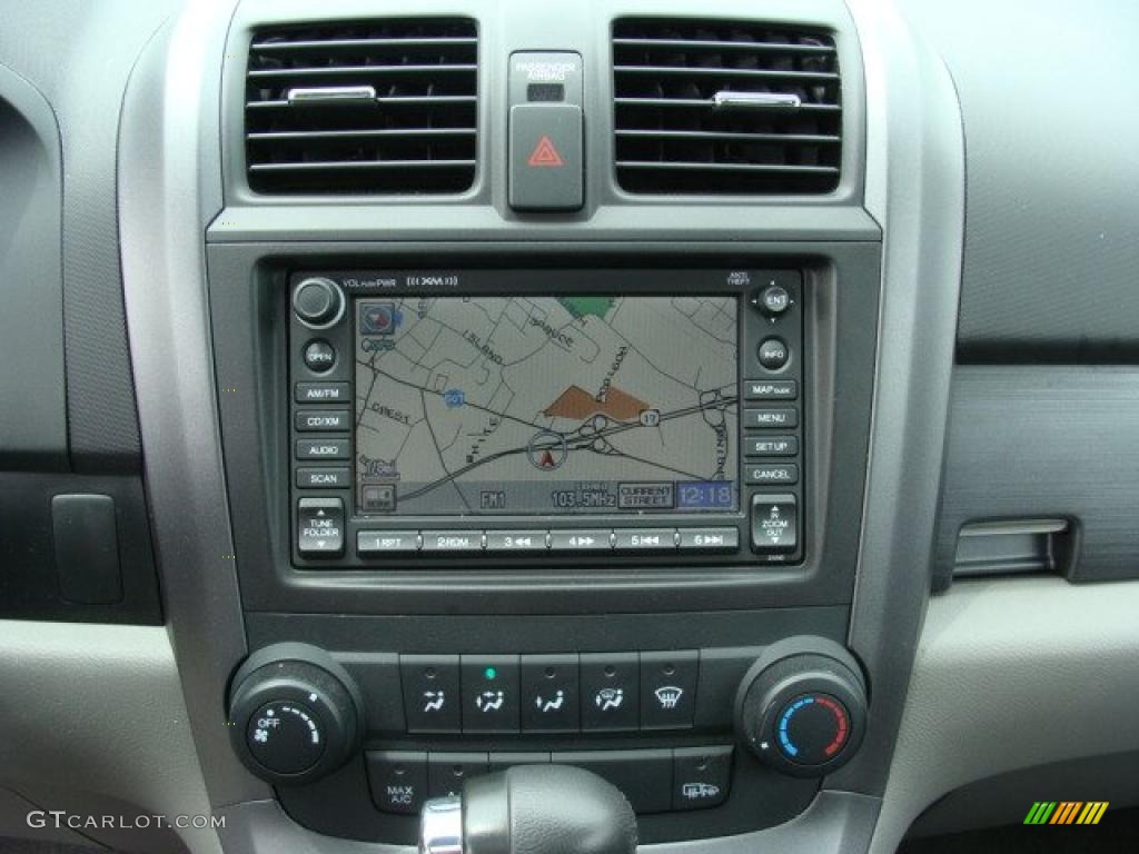 2007 CR-V EX-L 4WD - Glacier Blue Metallic / Gray photo #11