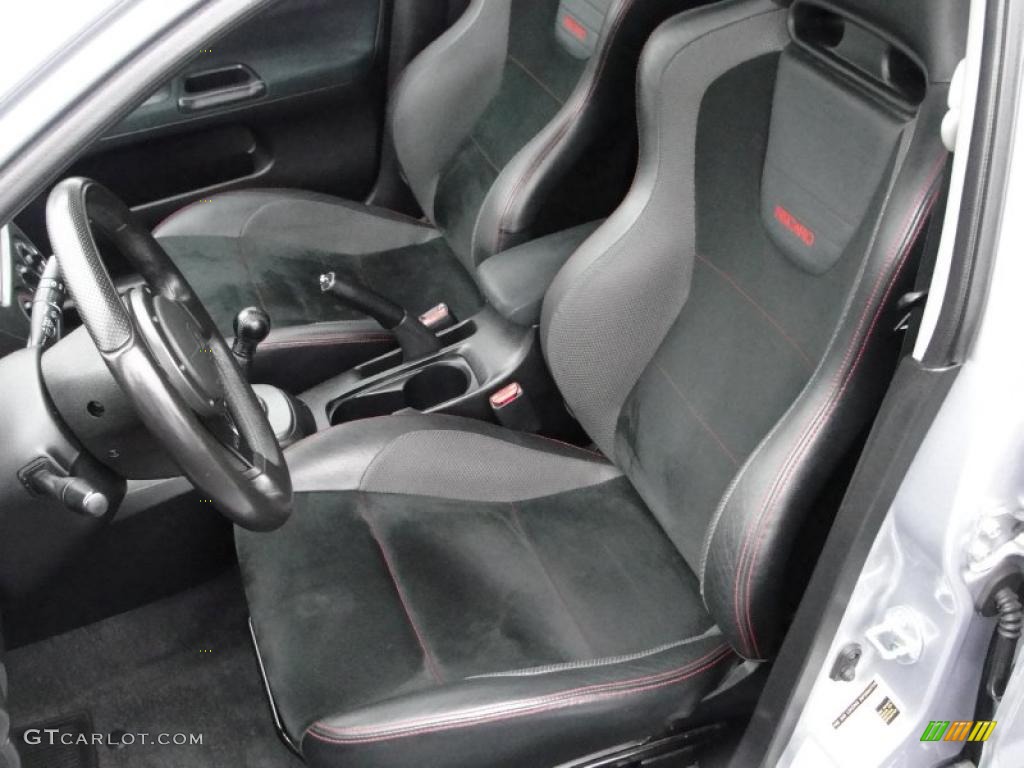 Black Alcantara Interior 2006 Mitsubishi Lancer Evolution IX Photo #29930694