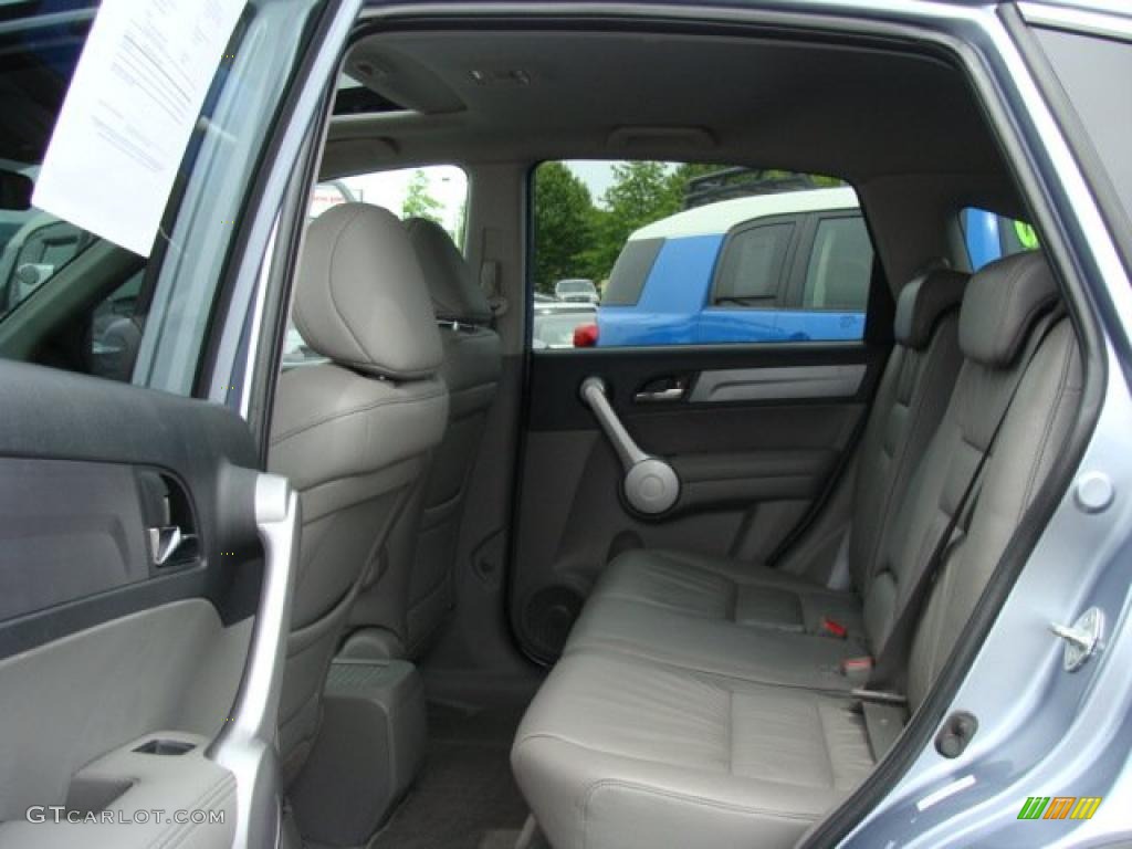2007 CR-V EX-L 4WD - Glacier Blue Metallic / Gray photo #13