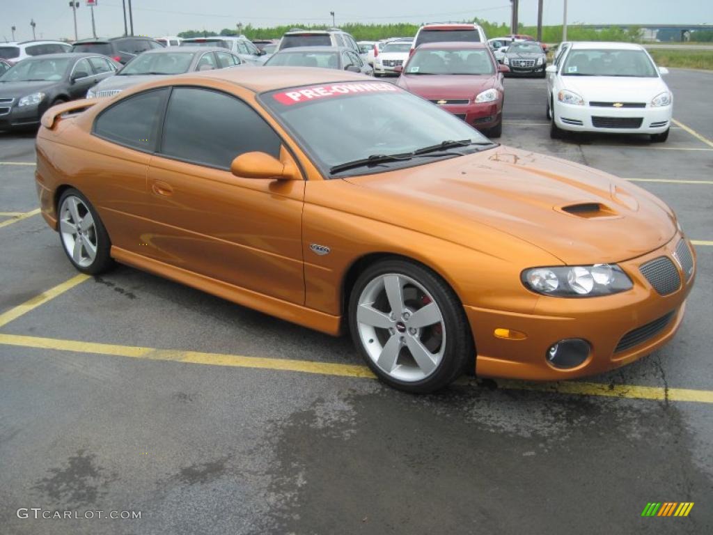 2006 GTO Coupe - Brazen Orange Metallic / Black photo #6
