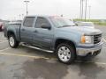 2008 Stealth Gray Metallic GMC Sierra 1500 SLE Crew Cab  photo #3