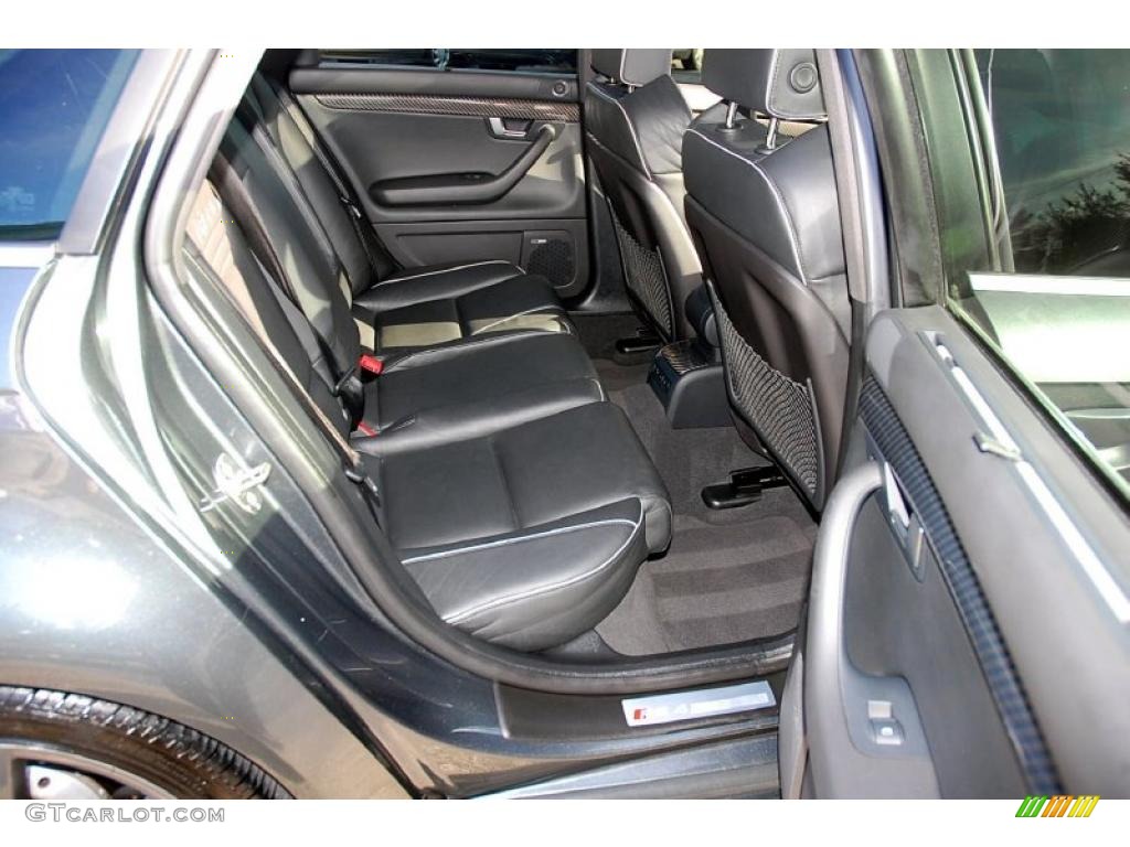 2007 RS4 4.2 quattro Sedan - Daytona Grey Pearl Effect / Black photo #23