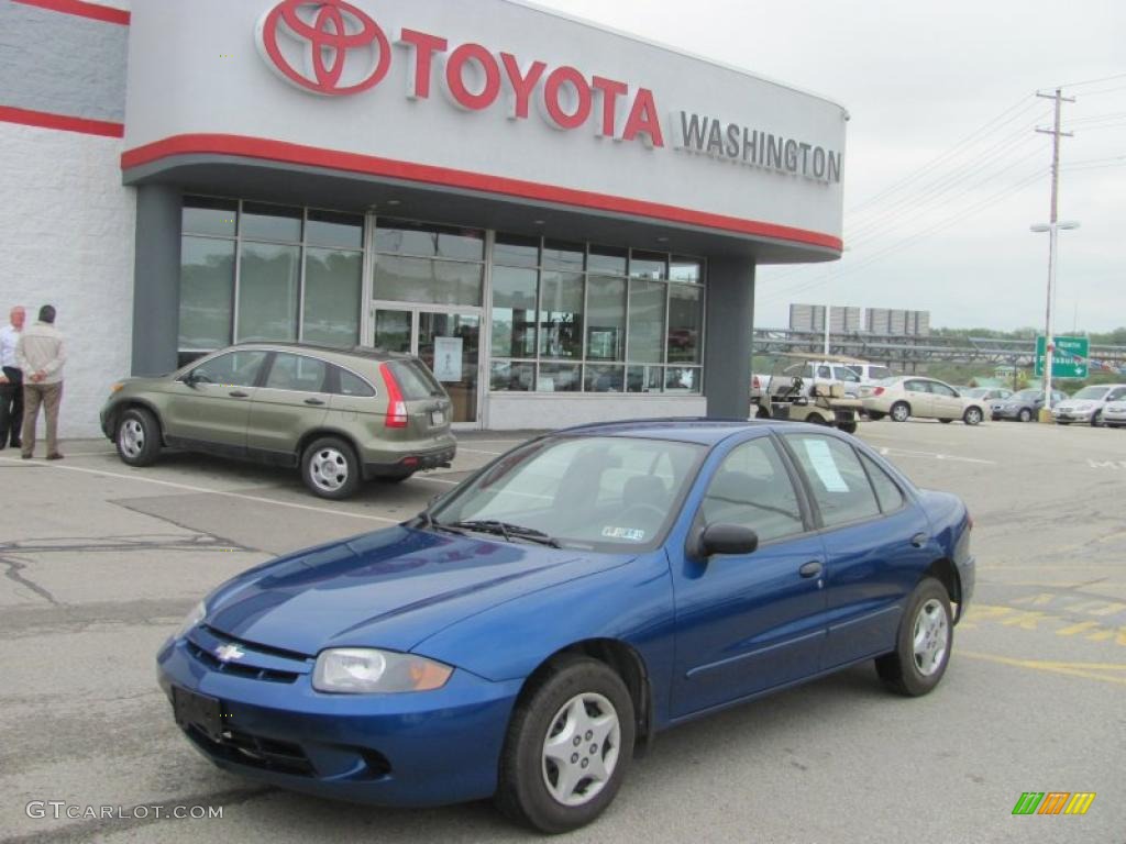 2003 Cavalier Sedan - Arrival Blue Metallic / Graphite Gray photo #1