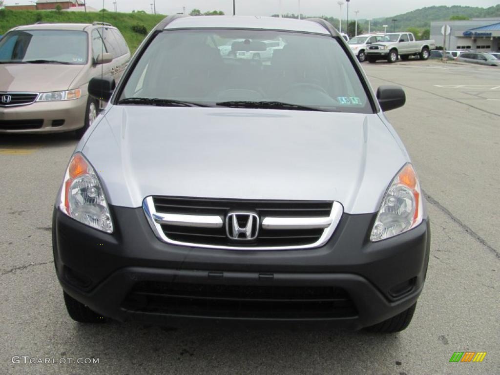 2003 CR-V LX 4WD - Satin Silver Metallic / Black photo #9