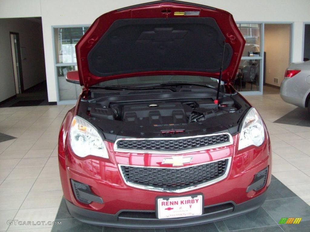 2010 Equinox LT AWD - Cardinal Red Metallic / Jet Black photo #10