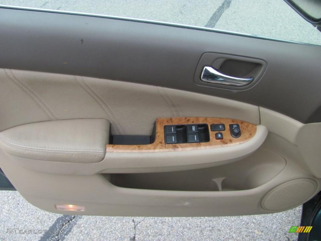 2003 Accord EX-L Sedan - Noble Green Pearl / Ivory photo #12