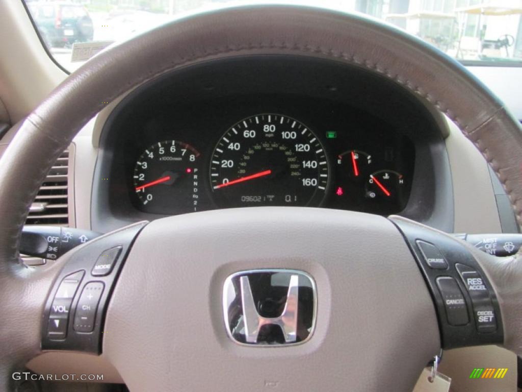 2003 Accord EX-L Sedan - Noble Green Pearl / Ivory photo #17