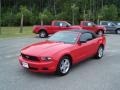 2010 Torch Red Ford Mustang V6 Convertible  photo #1