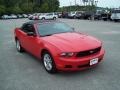 2010 Torch Red Ford Mustang V6 Convertible  photo #3