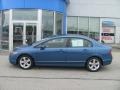 2007 Atomic Blue Metallic Honda Civic EX Sedan  photo #3