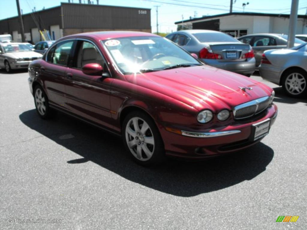 2004 X-Type 3.0 - Salsa Red / Champagne photo #5