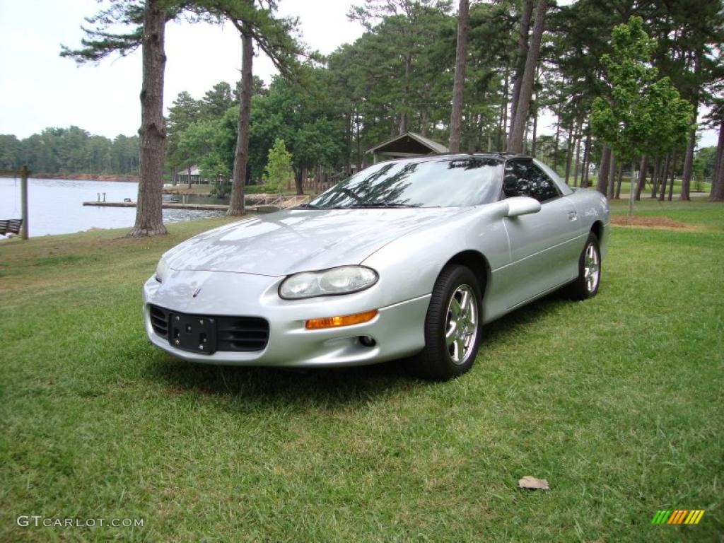 2000 Camaro Coupe - Sebring Silver Metallic / Ebony photo #2