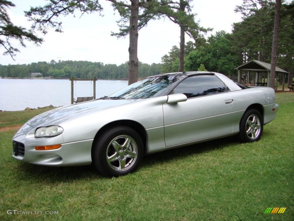 2000 Camaro Coupe - Sebring Silver Metallic / Ebony photo #3
