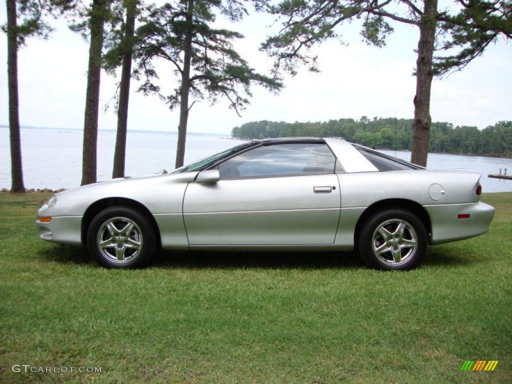 2000 Camaro Coupe - Sebring Silver Metallic / Ebony photo #4