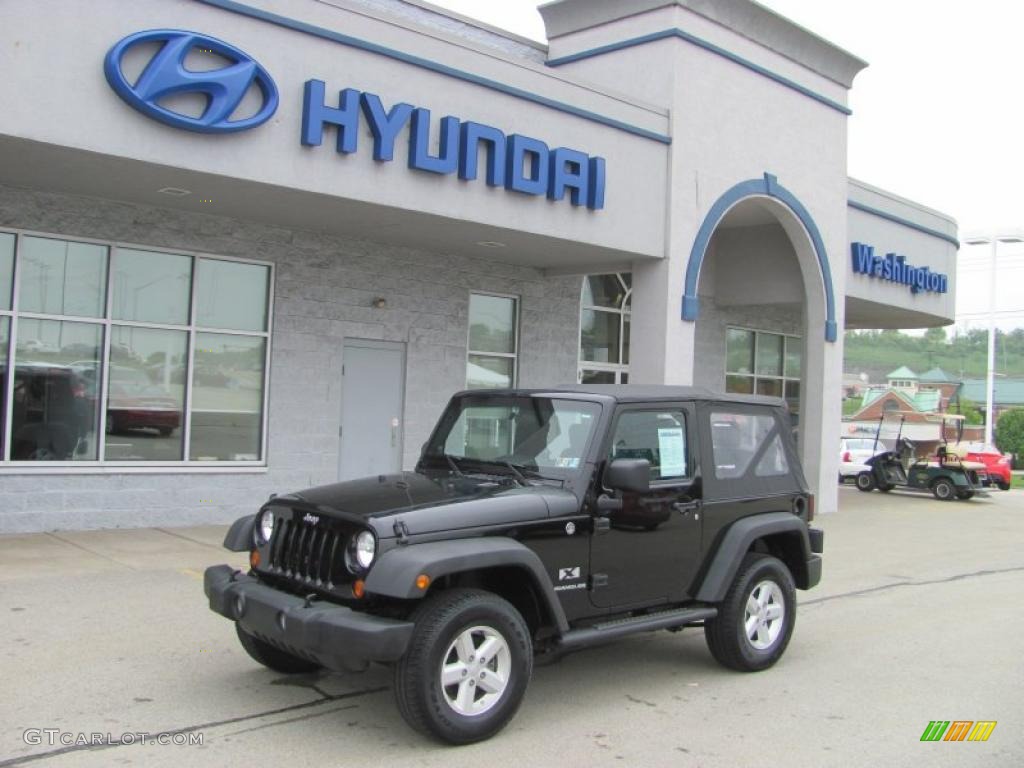 Black Jeep Wrangler