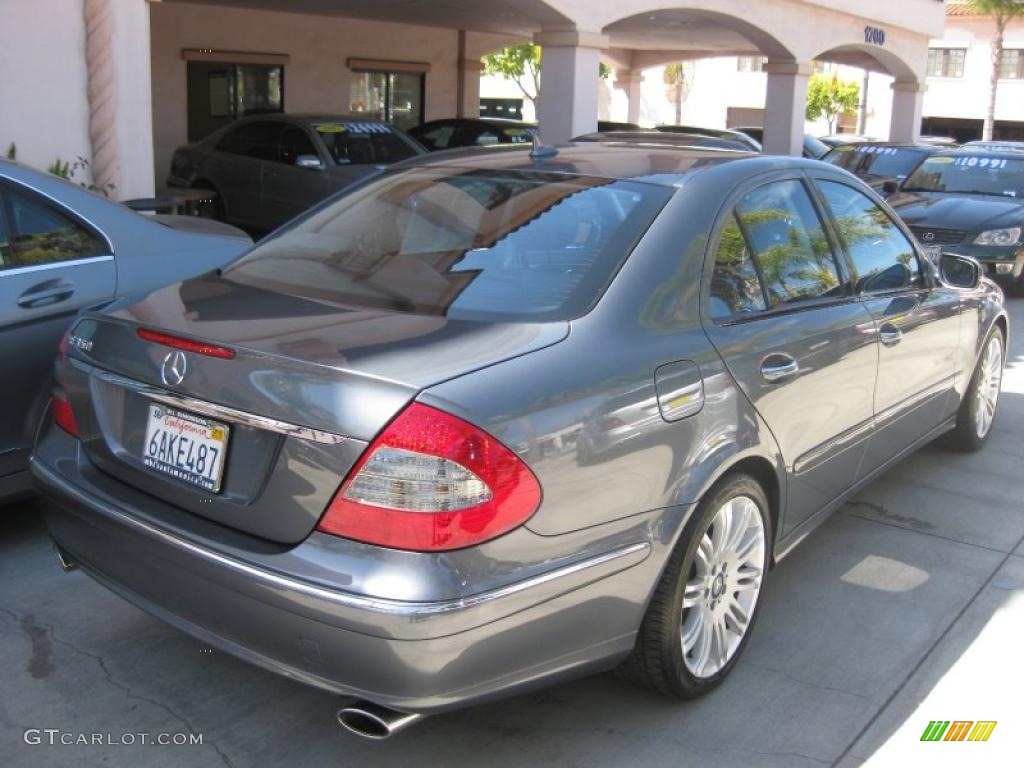 2008 E 350 Sedan - Flint Grey Metallic / Black photo #3