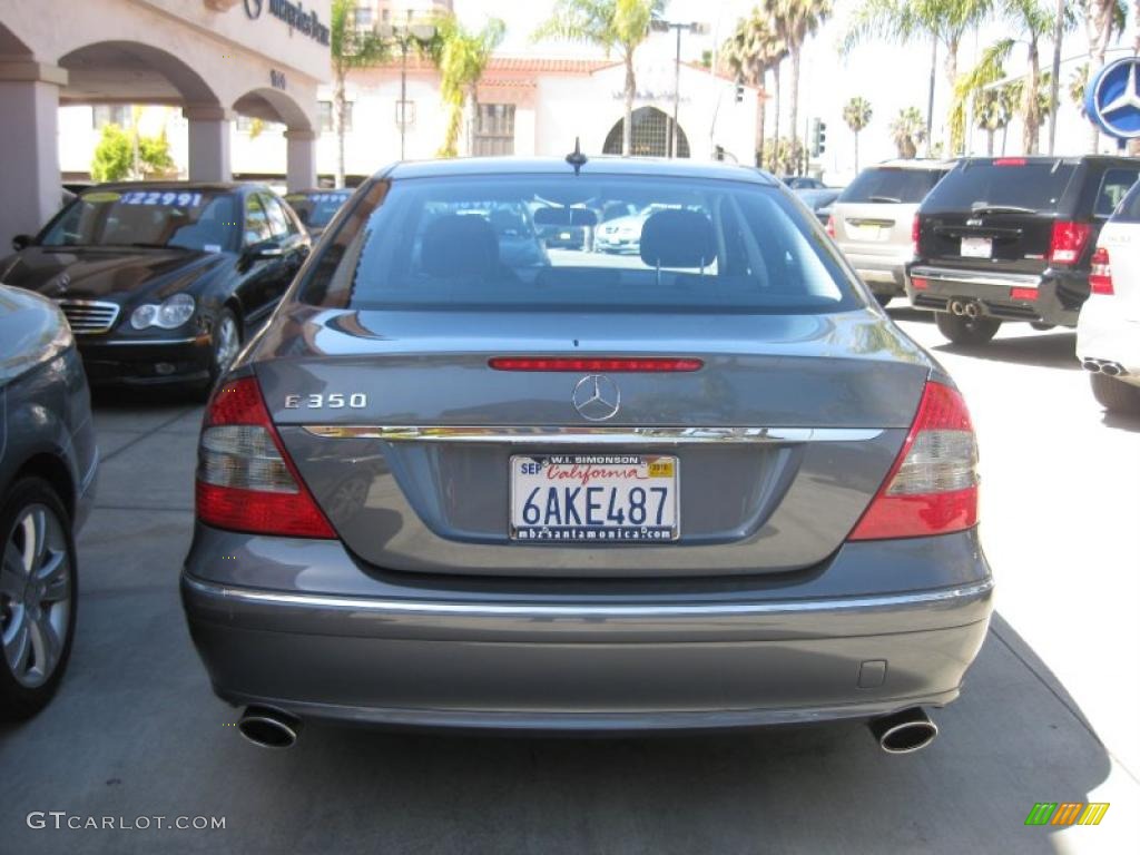 2008 E 350 Sedan - Flint Grey Metallic / Black photo #4
