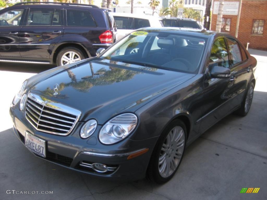 2008 E 350 Sedan - Flint Grey Metallic / Black photo #5