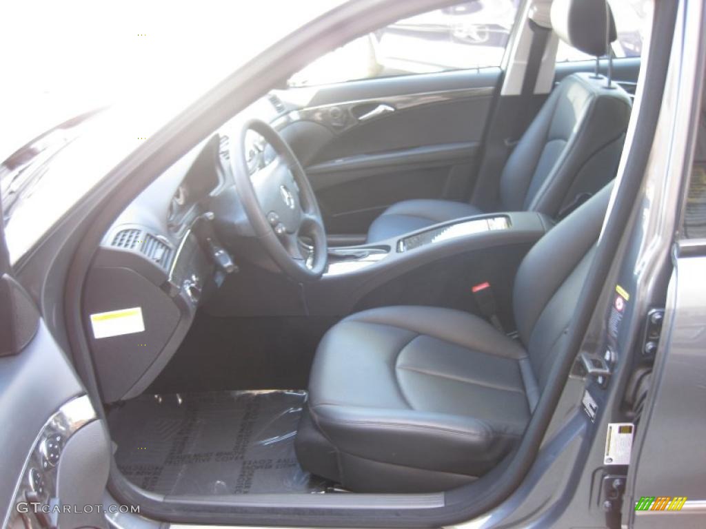 2008 E 350 Sedan - Flint Grey Metallic / Black photo #17