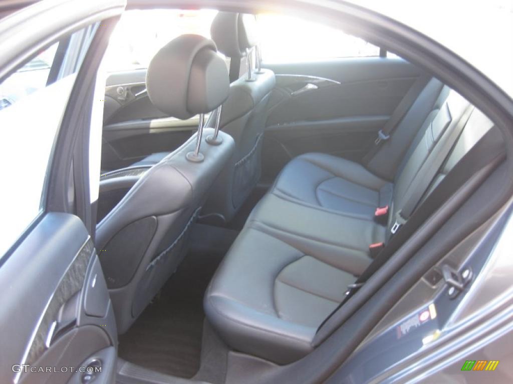 2008 E 350 Sedan - Flint Grey Metallic / Black photo #18