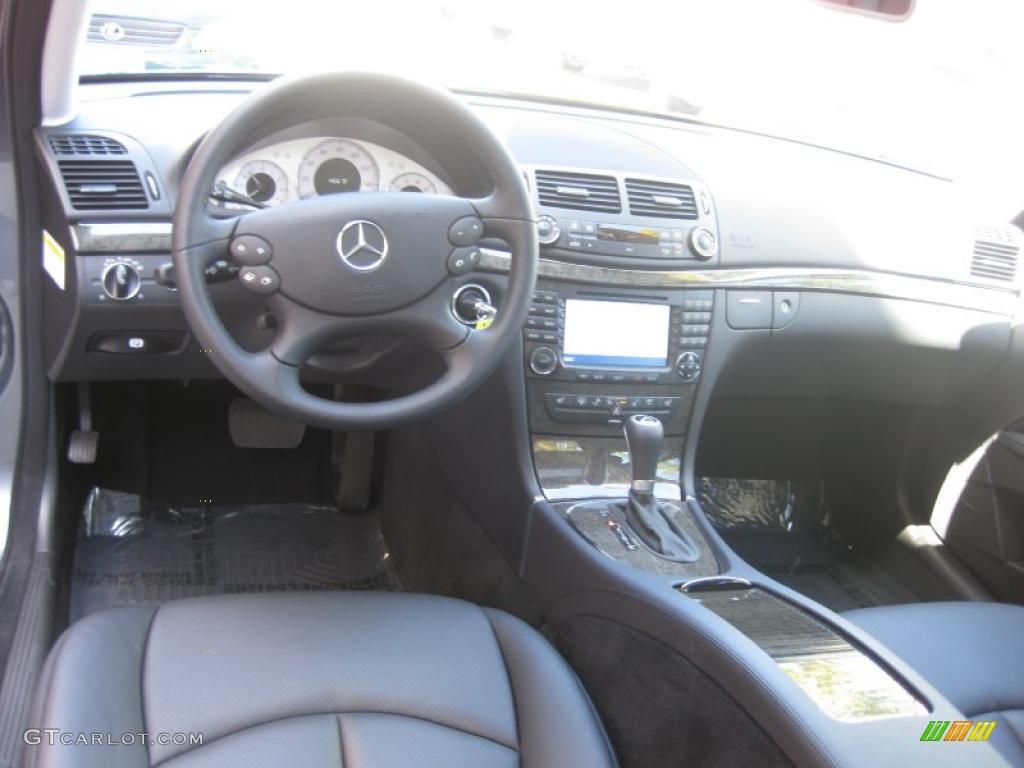 2008 E 350 Sedan - Flint Grey Metallic / Black photo #20