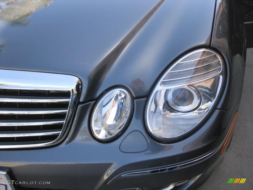 2008 E 350 Sedan - Flint Grey Metallic / Black photo #21