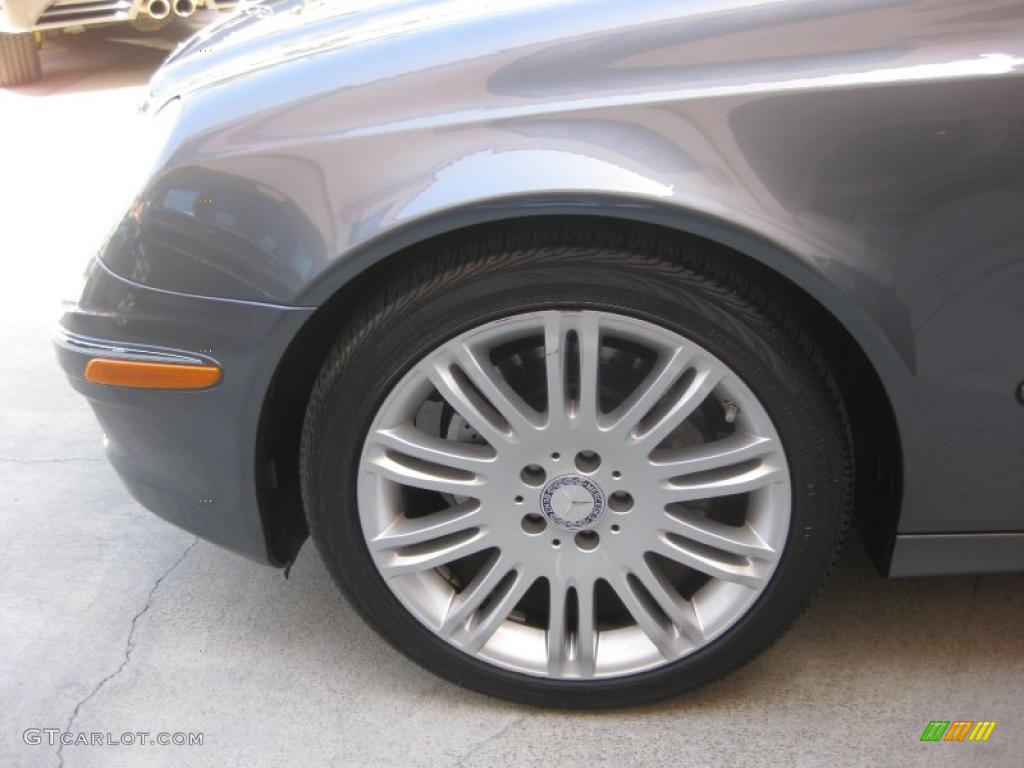 2008 E 350 Sedan - Flint Grey Metallic / Black photo #22