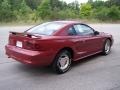 1996 Laser Red Metallic Ford Mustang V6 Coupe  photo #4
