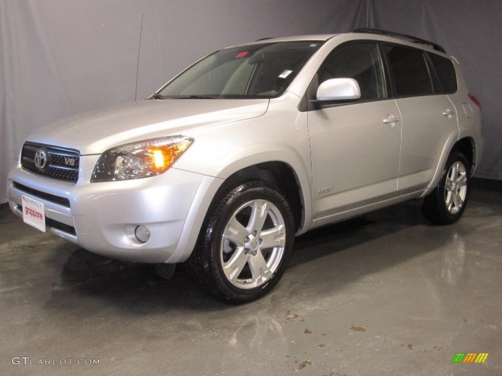 2007 RAV4 Sport 4WD - Classic Silver Metallic / Black photo #1