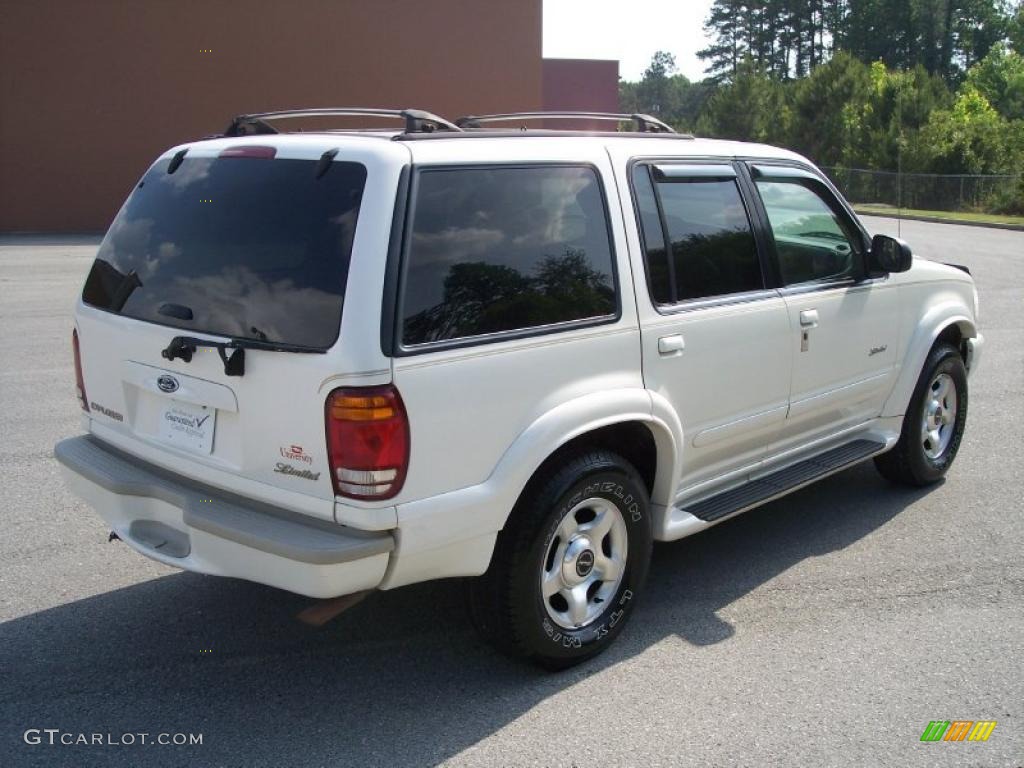 2000 Explorer Limited - Oxford White / Medium Prairie Tan photo #3